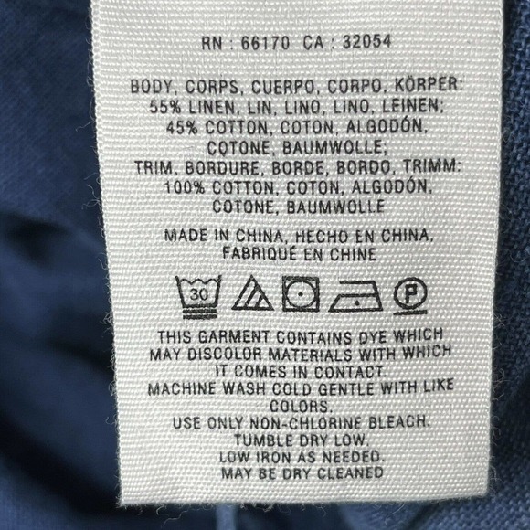 Anthropologie Hei Hei Open Jacket S/M High Plains Chambray Linen Blend Oversized - Picture 10 of 10